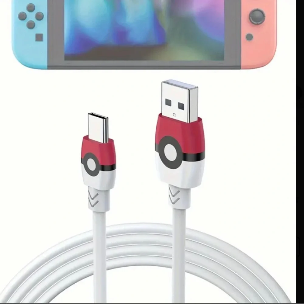 USB C Charging Cable For Nintendo Switch, Cute 4.92ft Fast Charger Cord